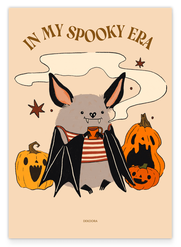 In my spooky Era - Halloween Fledermaus mit Spruch