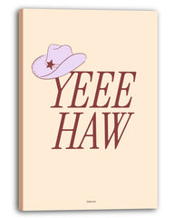 Yeeehaw - Western Spruch mit Hut