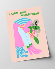 Besties Fun: I Love Your Weird Brain - Alien Hug