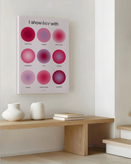 After Hover: Red Aura Circles - I Show Love With...