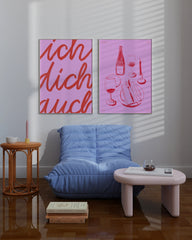 After Hover: Set aus 2 Postern: Love in Pink & Red