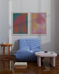 After Hover: Set aus 2 Postern: Aura Gradients