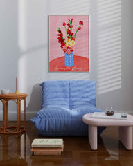After Hover: Blumen - Le Vase à Fleurs