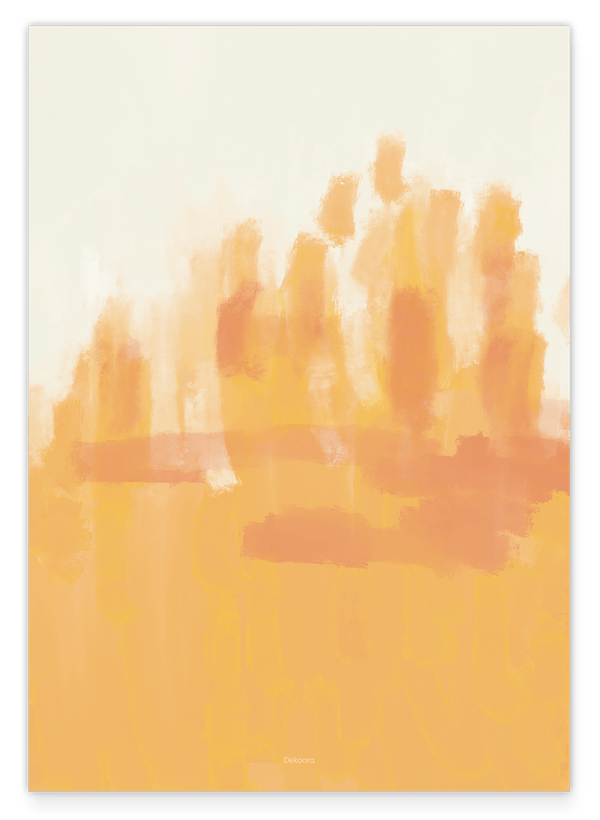 Abstrakte Kunst "Orange Art"