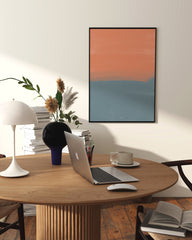 After Hover: Coral Crush (3/3) - Abstrakte Wandkunst