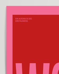 After Hover: Spruch "Wow" in Rot-Pink
