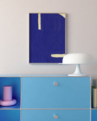After Hover: Beaming Blue: Minimal Art No. 2