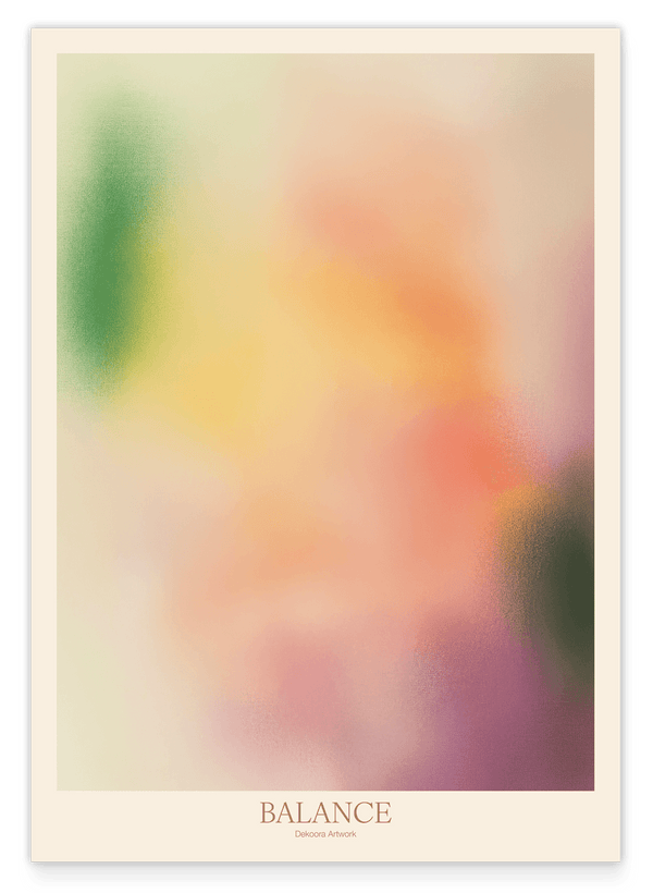 Multicolor Aura Art "Blurry Balance"