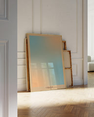 After Hover: Babyblue & Beige Aura "Silence"