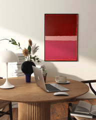 After Hover: Colour Clash in Rot und Himbeere
