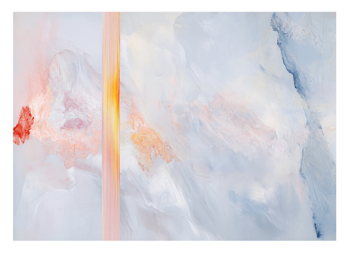 Dreamy Diffusion - Abstrakte Wandkunst in hellen Farben