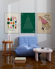 After Hover: Set aus 3 Weihnachtspostern: Merry Must-Haves