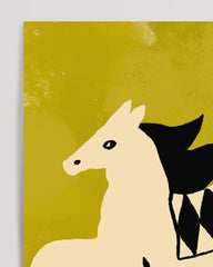 After Hover: Retro Horses: Galoppierende Pferde