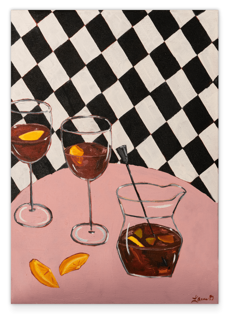 Sangria for Two: Checkered Date Night