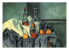 Paul Cézanne - Stillleben Pfefferminzflasche