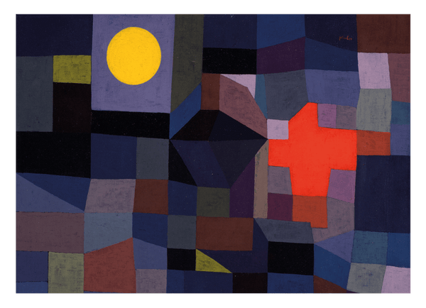 Paul Klee - Feuer bei Vollmond