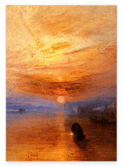 William Turner - The fighting Temeraire tugged to her last Berth to be broken up