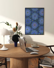 After Hover: Paul Poiret zugeschrieben - Textil-Design mit Blumen, Kreisen und Punkten