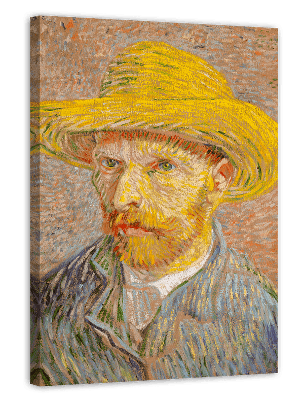 Vincent van Gogh - Selbstbildnis mit Strohhut