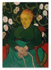 Vincent van Gogh - La Berceuse (Frau, die eine Wiege schaukelt; Augustine-Alix Pellicot Roulin, 1851-1930)