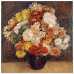 Auguste Renoir - Blumenstrauß aus Chrysanthemen