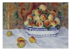 Auguste Renoir - Stillleben mit Pfirsichen