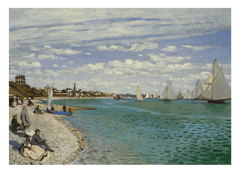 Claude Monet - Regatta in Sainte-Adresse