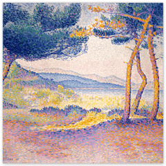 Henri-Edmond-Kreuz - Kiefern entlang der Küste