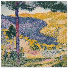 Henri-Edmond-Kreuz - Tal mit Tanne (Schatten auf dem Berg)