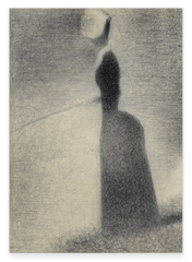 Georges Seurat - Eine Frau beim Angeln