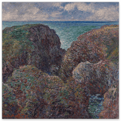 Claude Monet - Block von Felsen in Port Goulphar