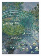 Blanche Hoschedé Monet - Steg am Seerosenteich (Giverny)