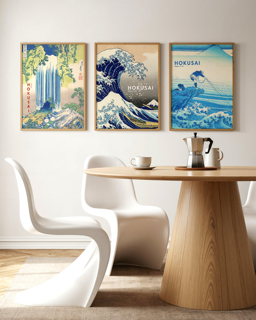 Bildersets-Landschaft-Kunstdruck-Hokusai