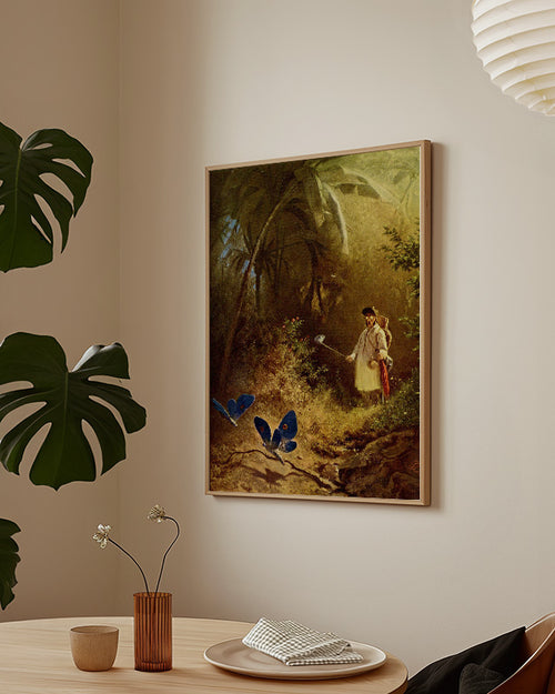 Carl Spitzweg-der-schmetterlingsjaeger-esszimmer