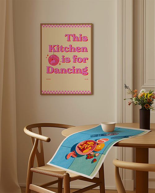 Kuechenposter-Kitchen-is-for-dancing-Dekoora
