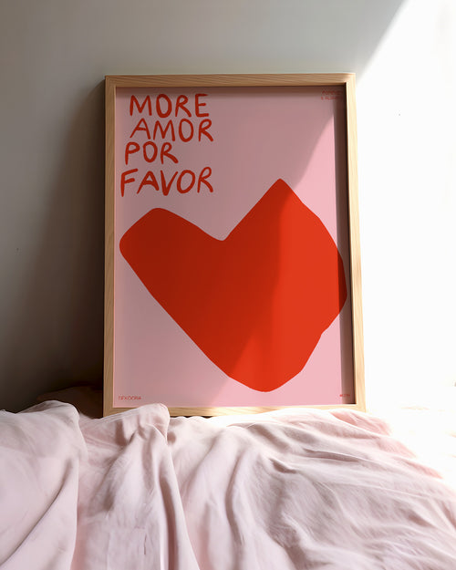 Poster Rot More Amore Dekoora kaufen