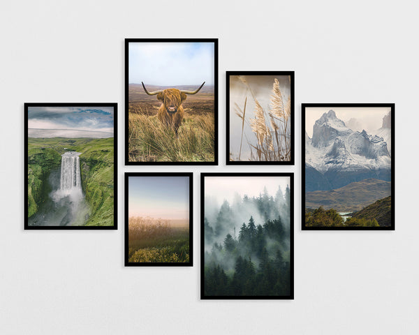 Set aus 6 Postern: "Traumhafte Natur"