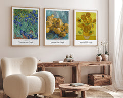 After Hover: Set aus 3 Postern: Vincent van Gogh Stillleben