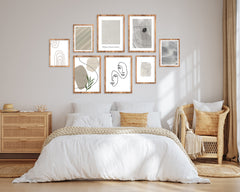 After Hover: Poster-Set "Abstrakt in Beige"