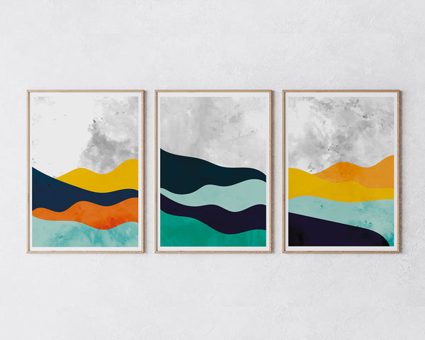 Poster-Set "Abstrakte Illustrationen"
