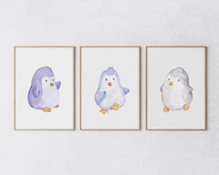 After Hover: Poster-Set "Süße Pinguine"