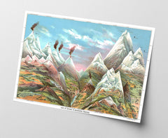 Berglandschaft "View of nature in ascending regions"