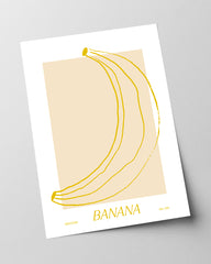 Banane im Line Art Look