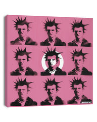 Banksy Punk - Andy Warhol Pop-Art Modern Street-Art - Moderner Kunstdruck Klein bis Groß XXL - Geschenk Wohnzimmer, Schlafzimmer