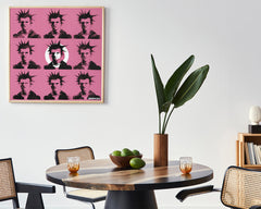 Banksy Punk - Andy Warhol Pop-Art Modern Street-Art - Moderner Kunstdruck Klein bis Groß XXL - Geschenk Wohnzimmer, Schlafzimmer