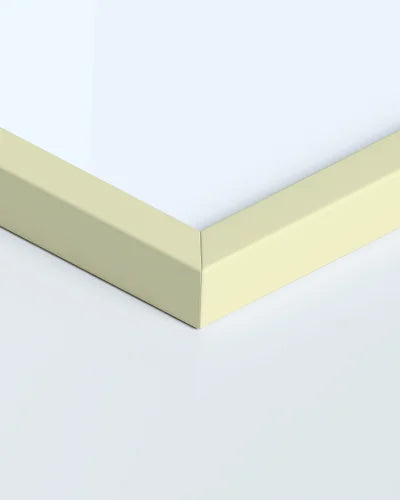 Pastel yellow frame border